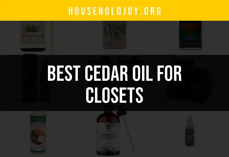 14 Must-Have Cedar Oil Products for Your Closets